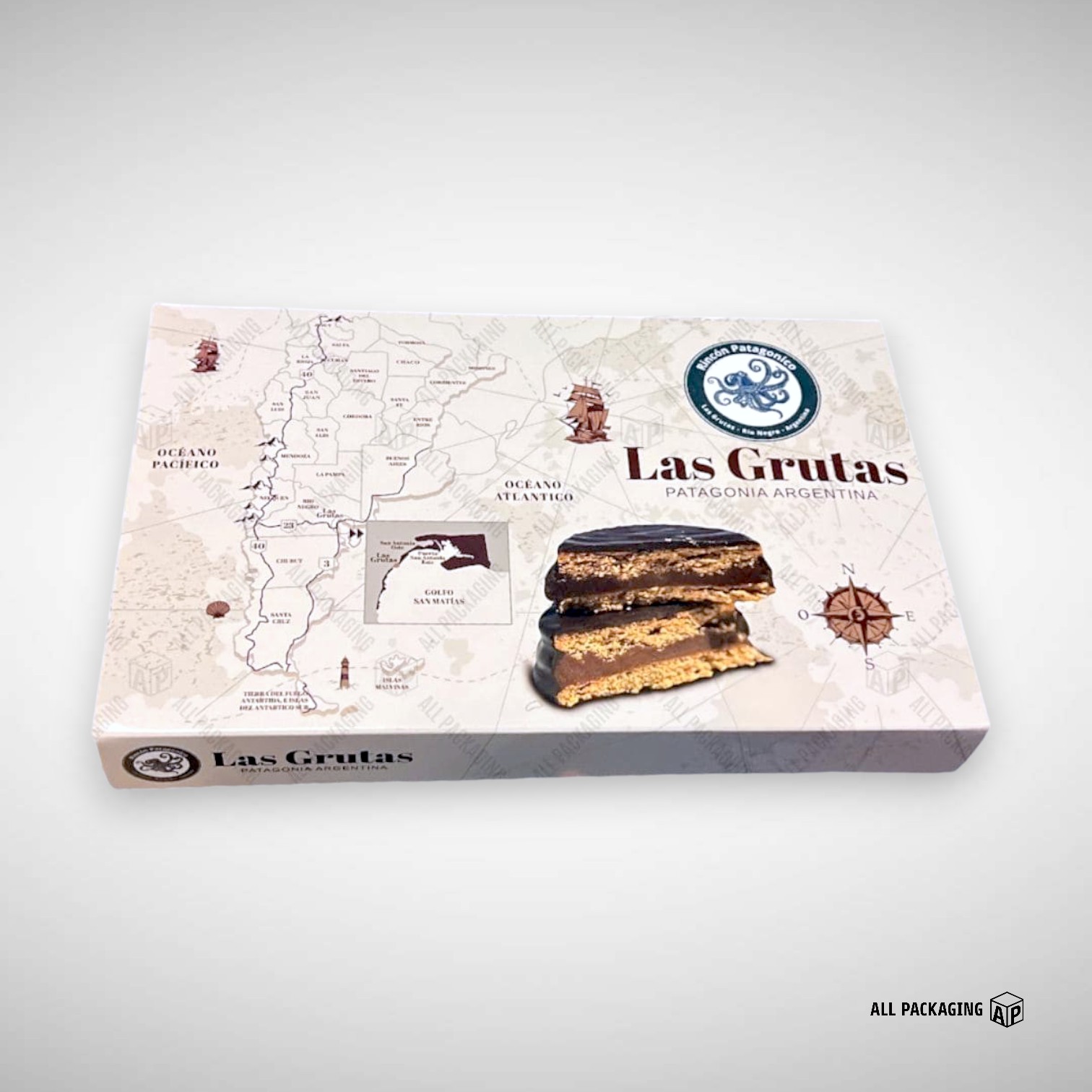 CAJA ALFAJORES PERSONALIZADAS IMPRESAS
