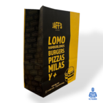 Bolsas Delivery FM5 Personalizada de Papel Kraft Marrón