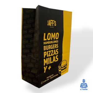 Bolsas Delivery FM5 Personalizada de Papel Kraft Marrón