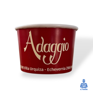 Potes para Helados Impresos Papel Personalizados