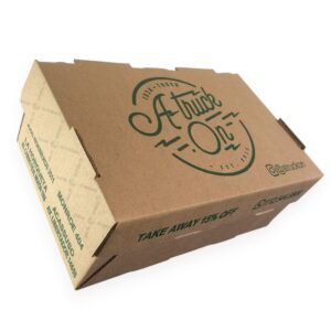 Cajas para Hamburguesas 23x15x9cm cartón impresas H1 (A1ECO )