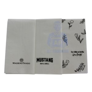 SERVILLETAS SIMIL TELA airlaid PERSONALIZADAS