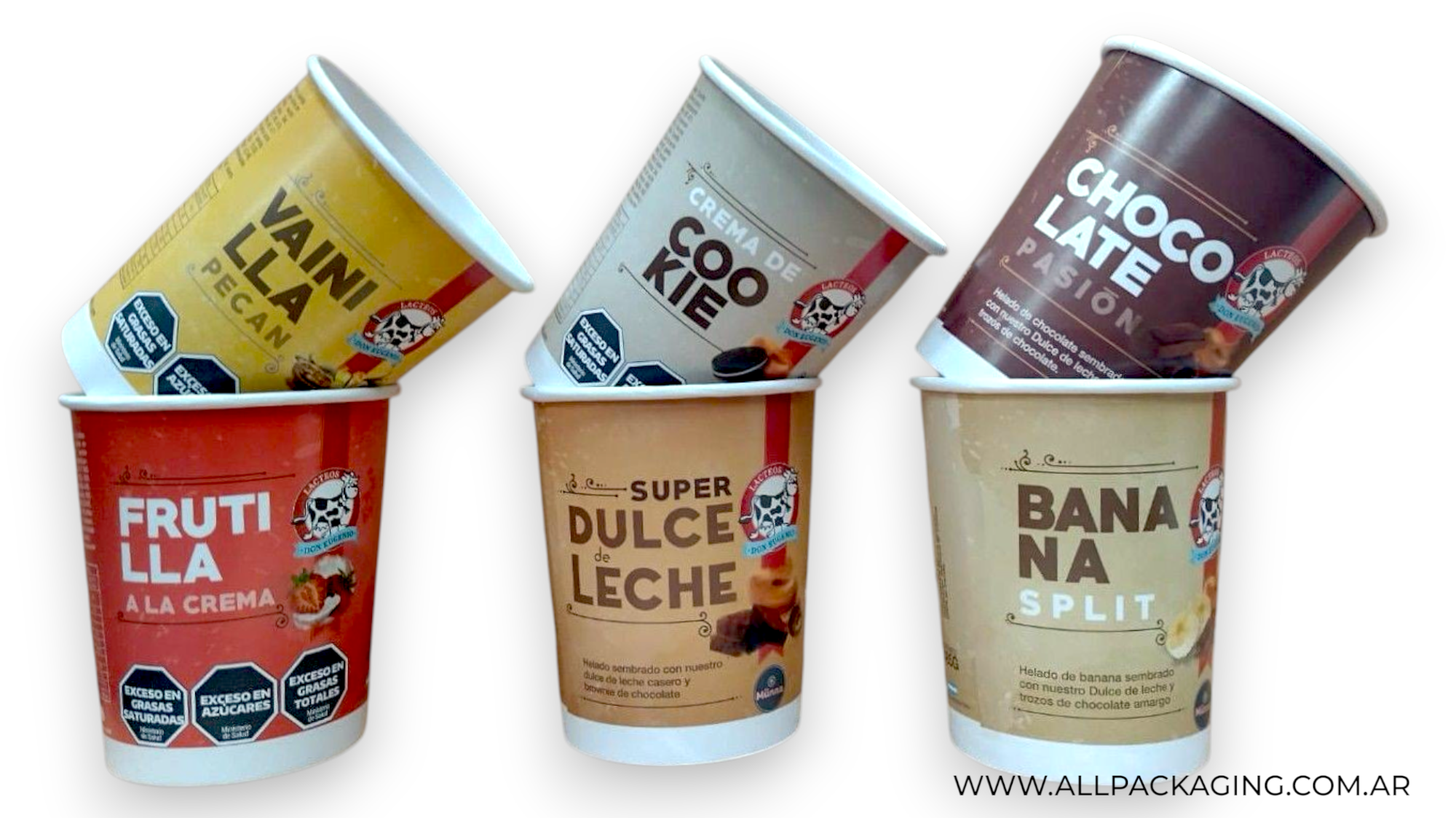 POTES PARA HELADOS POLIPAPEL IMPRESOS FULL COLOR