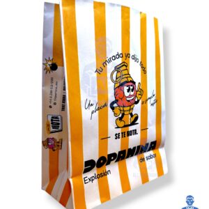 BOLSA DELIVERY BLANCA FM5 FM7 IMPRESA PERSONALIZADA