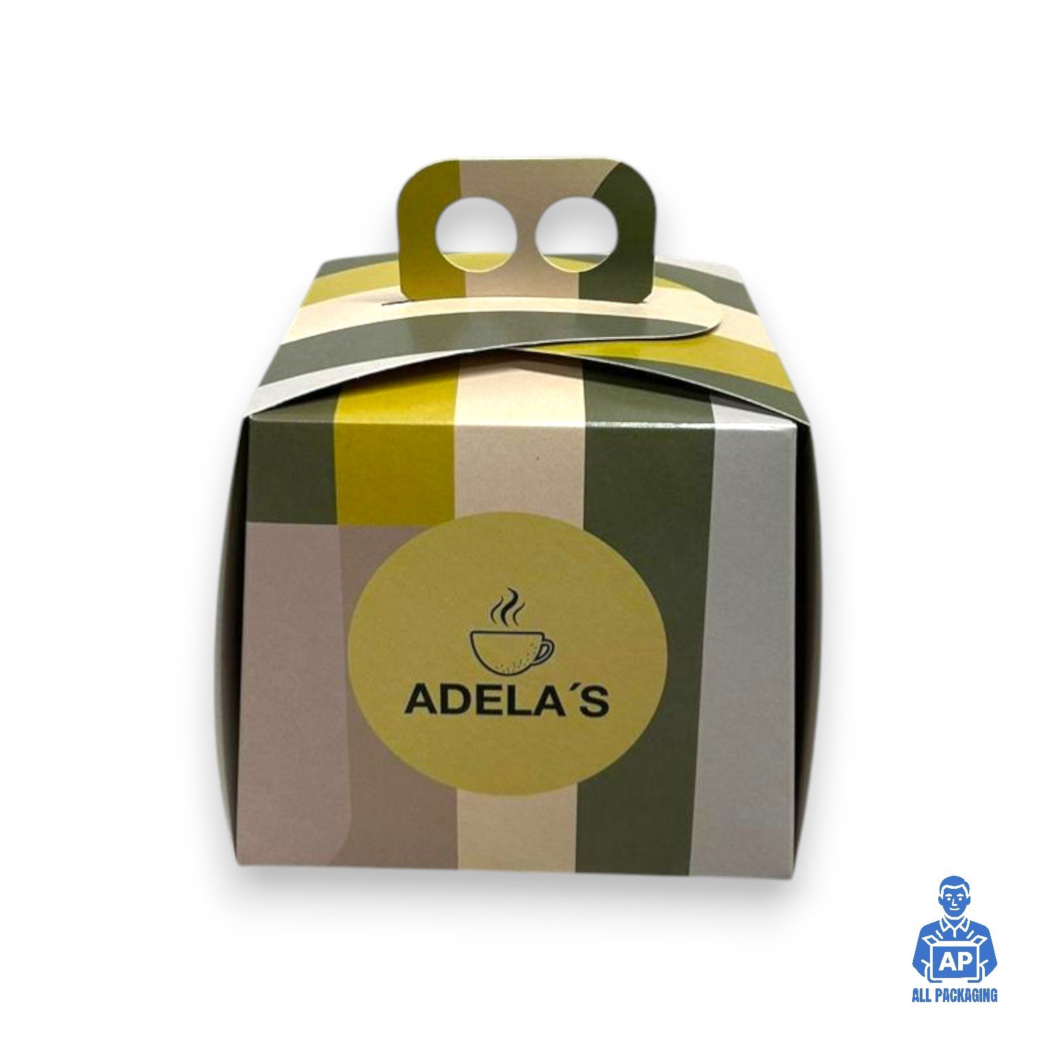 caja mini torta personalizada impresa 12x12x14 - All packaging