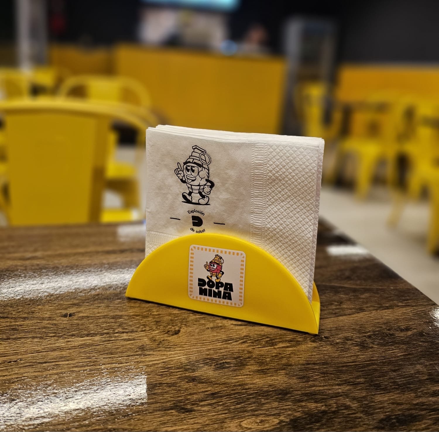 Servilletas papel tissue impresas personalizadas - Dopamina -