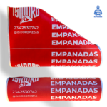 Bobina Papel Impresas color panaderias confiterias pizzerias