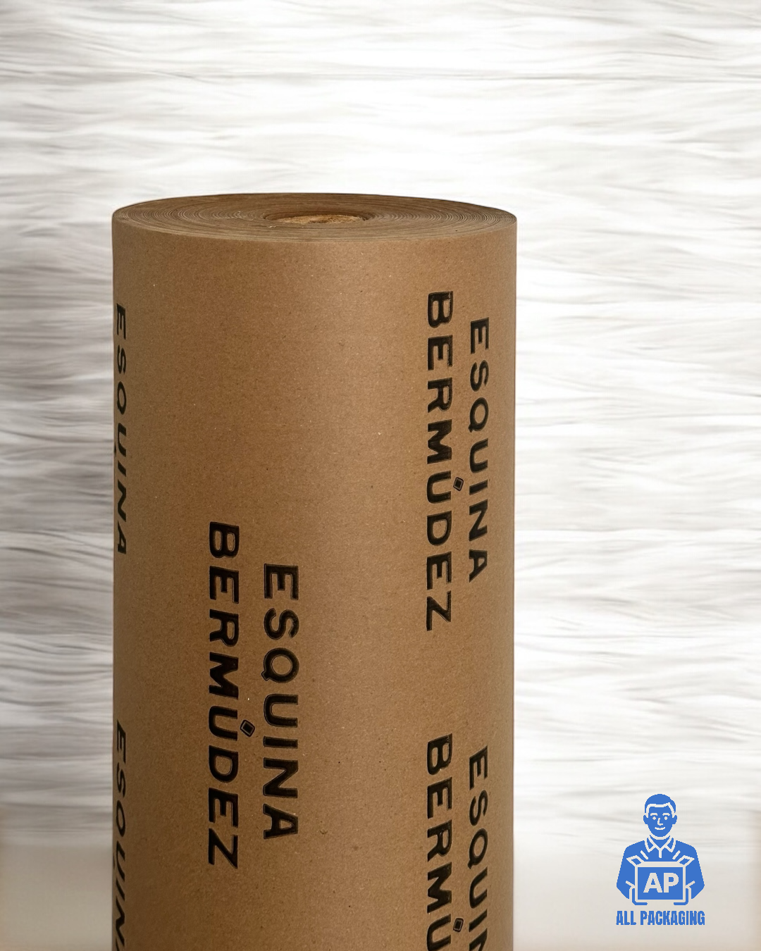 Bobina impresa Panaderia kraft marrón ecologica - Bermudez - All Packaging