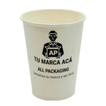 VASOS DE POLIPAPEL PARA CAFE IMPRESOS PERSOANLIZADOS 1 COLOR