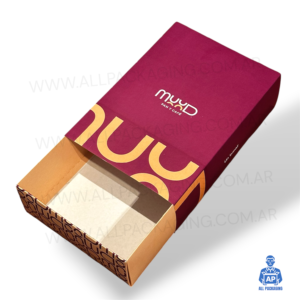 Cajas de Empandas Deslizables Personalizadas en cartulina