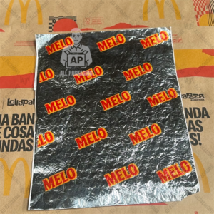 Papel Aluminio Térmico Personalizado Impreso | La Mejor Opción para tu Gastronomía